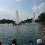 Water Spouts on the Lake